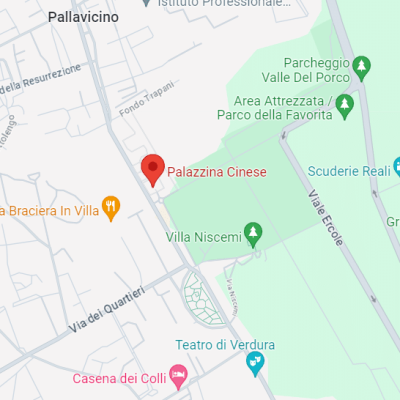 google Maps Palazzina Cinese Palermo